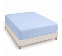 Degrees Home Collection - Drap-Housse 180x190 cm en Microfibre Douce - pour Matelas Jusqu’à 33 cm - Certifié Oeko-TEX - Bleu Ciel