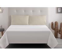 Degrees Home Collection - Lot de 2 Taies d’Oreiller 50x80 cm, Housses d’Oreiller en Microfibre, Respirantes, Lavables, Touché Doux et Confortable, Beige