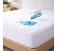 Degrees Home Ecopur - Protège-Matelas Imperméable 100% Coton (90x190/200) - Alèse Drap-Housse Respirante sans Fermeture, Certifiée Oeko-Tex, Lavable à 60°C, Élastique 30 cm