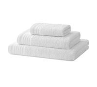 Degrees Home - Ensemble de Serviettes de Bain - Douche, Bain et Bidet - 100% Coton - 480 g/m², Blanc