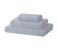 Degrees home - Ensemble de Serviettes de Bain - Serviette de Douche, Serviette à Main et Serviette de Bidet - 100% Coton - 480 g/m2-1-30X50 / 1-50X100 / 1-65X130 - Gris
