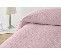 Degrees home Liso - Couvre-lit boutis Doux avec Finition élégante, idéal pour Toutes Saisons, Multi-Usage - 230×260 cm Rose