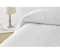 Degrees home Liso - Couvre-lit boutis Doux avec Finition élégante, idéal pour Toutes Saisons, Multi-Usage - 200×260 cm Blanc
