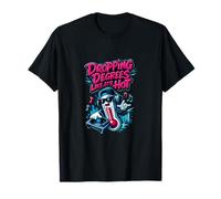 Degrés de Chute comme Son Thermostat HVAC Chaud Humour T-Shirt