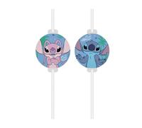Procos Pailles Stitch – 4 pailles avec médaillon en papier
