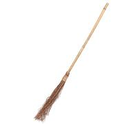DEGUISE TOI - Balai de sorcière en bois 88 cm - 1 Balai - Taille Unique - Marron - Accessoires pour déguisement - Bambou - - Halloween