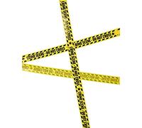 Deguisetoi – Bannière Scène de crime 7 m – Jaune – 1 banderole, plastique, taille unique