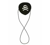 DEGUISE TOI - Cache oeil pirate feutrine adulte - Cache oeil - Taille Unique - Noir - Accessoires pour déguisement - 100% Polyester - - Carnaval