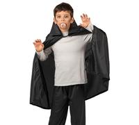 DEGUISE TOI - Cape de vampire Halloween pour enfant - S 4-6 ans (110-120 cm) - Noir - Déguisements enfants - - - Halloween