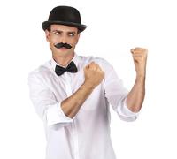 DEGUISE TOI - Chapeau Melon Adulte - Taille Unique - Noir - Accessoires pour déguisement - - - Carnaval