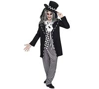 DEGUISE TOI Chapelier Fou Conte de fée Halloween Noir-Blanc Homme - Coloré - L/XL (56)