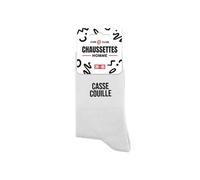 STC, Chaussettes homme blanches - Casse Couille (39-45)