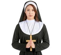 DEGUISE TOI - Collier Croix de Moine Or - Taille Unique