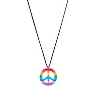 DEGUISE TOI - Collier hippie multicolore Adulte - Collier - Taille Unique - Multicolore - Accessoires pour déguisement - - - Carnaval