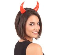 DEGUISE TOI Cornes Rouges Adulte Halloween - Rouge - Taille Unique