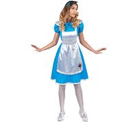DEGUISE TOI - Déguisement Alice femme - Robe - Bandeau - Tablier - S - - Déguisements adultes - - Lavage à la main - Carnaval