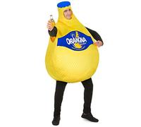 Déguisement Costume Bouteille d'Orangina - ORIGINAL CUP - Taille Unique - Adulte