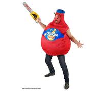 DEGUISE TOI - Déguisement Bouteille d'Orangina Rouge - Combinaison - Cerceau - Taille Unique - Rouge - Déguisements adultes - Polyester - - Halloween-carnaval