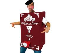 STC Déguisement Cubi de Vin - Rouge - Taille Unique