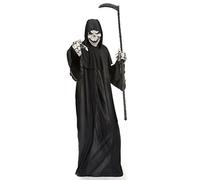 DEGUISE TOI - Déguisement faucheuse homme - Robe - Capuche - XL - Noir - Déguisements adultes - 100% Polyester - Lavage à la main - Halloween
