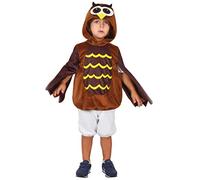 Déguisement Hibou Enfant - Taille: Xs 3-4 Ans (92-104 Cm) Marron