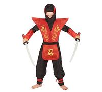 DEGUISE TOI - Déguisement ninja motifs dragons garçon - 7-8 ans (128 cm)
