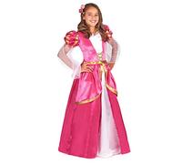 DEGUISE TOI - Déguisement princesse médiévale rose fille - Robe - M 7-9 ans (120-130 cm) - Rose - Déguisements enfants - 100% Polyester - Laver à la main - Carnaval