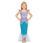 DEGUISE TOI - Déguisement sirène fille - Robe - Serre tête - M 7-9 ans (120-130 cm) - - Déguisements enfants - Polyester - Lavage à la main - Carnaval