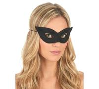 DEGUISE TOI - Loup noir femme - Taille Unique - Noir - Masques - - - Carnaval