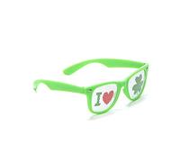 DEGUISE TOI - Lunettes vertes Saint-Patrick plastique adulte - Lunettes - Taille Unique - Vert - Accessoires pour déguisement - Plastique - -