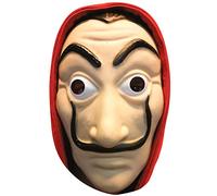 DEGUISE TOI Masque plat en carton braqueur adulte - Coloré - Taille Unique