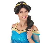 DEGUISE TOI - Perruque princesse orientale femme - Perruque - Taille Unique - Noir - Accessoires pour déguisement - 100% Synthétique 100% Polyester 100% Polyester - - Carnaval