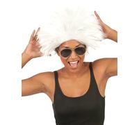 DEGUISE TOI - Perruque rockstar blanche femme - Perruque - Taille Unique - Blanc - Accessoires pour déguisement - Synthétique 100% Polyester 100% Polyester - - Carnaval