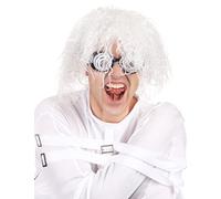 DEGUISE TOI - Perruque savant fou adulte - Taille Unique - Blanc - Accessoires pour déguisement - - - Halloween