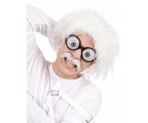 DEGUISE TOI - Perruque savant fou adulte - Taille Unique - Blanc - Accessoires pour déguisement - - - Halloween-carnaval