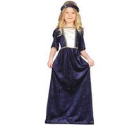Déguisement 7-9 ans Dame Médiévale Multicolore G