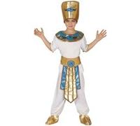 Fiestas Guirca – Déguisement Pharaon Égyptien garçon M (7/9 ans) Blanc