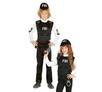 Guirca - Costume 7-9 ans Police FBI, u (85962.0), Noir
