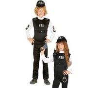 Guirca - Costume 7-9 ans Police FBI, u (85962.0), Noir