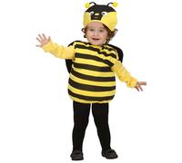 Déguisement abeille bébé 1 à 3 ans - WIDMANN - Tunique rembourrée avec ailes en mousse - Taille modulable