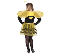 Déguisement Abeille Enfant - WIDMANN - Tutu Jaune - Ailes et Antennes - Polyester