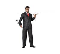 Déguisement gangster fantôme - AC-DÉCO - XS/S - Noir - Adulte - Polyester XS/S