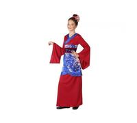 Déguisement - AC-DÉCO - Geisha Chinoise - 7/9 ans - Rouge - Polyester 7-9 ans