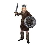 Déguisement Accessoires pour Adulte du Premier Chef Gaulois vaincu à Alesia par Jules Cesar, Le célèbre Vercingétorix. Idéal pour Les enterrements de Vie de garçon. (Small)