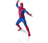Deguisement Adulte 2nd Skin Spiderman - Rouge / bleu - Standard