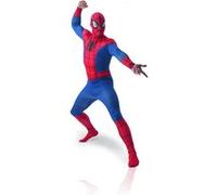 Deguisement Adulte 2nd Skin Spiderman™ - Rouge / bleu - XL Rouge G