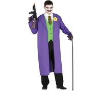 Fiestas Guirca – Déguisement Crazy Jester pour homme – Méchant de bande dessinée violet Taille 52-54 (L)