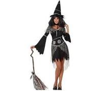 Déguisement Adulte De Sorcière - Gris - T-1 Grise G