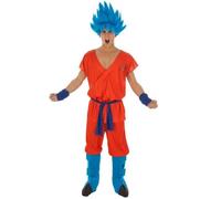 Déguisement adulte Goku super Saiyan blue - CHAKS - taille S - Manga - Dragon Ball Super S