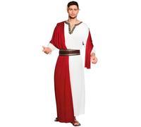 Déguisement adulte Jules César - Antiquité - Rouge - Homme - NO NAME - Polyester L